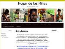 Tablet Screenshot of elhogardelasninas.org